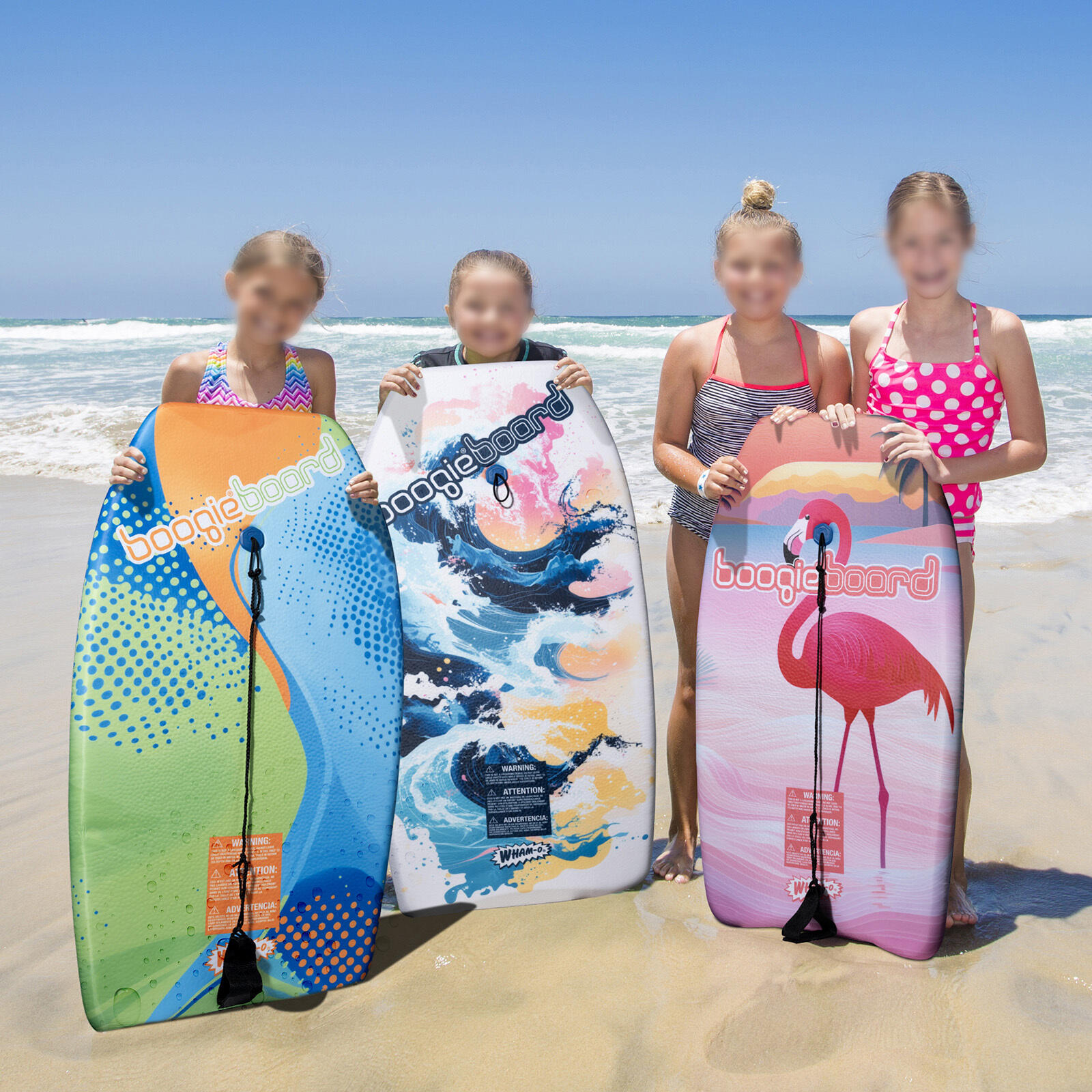 83,8 cm Boogie Board Bodyboards 2er-Set, leicht mit Leine 4/7