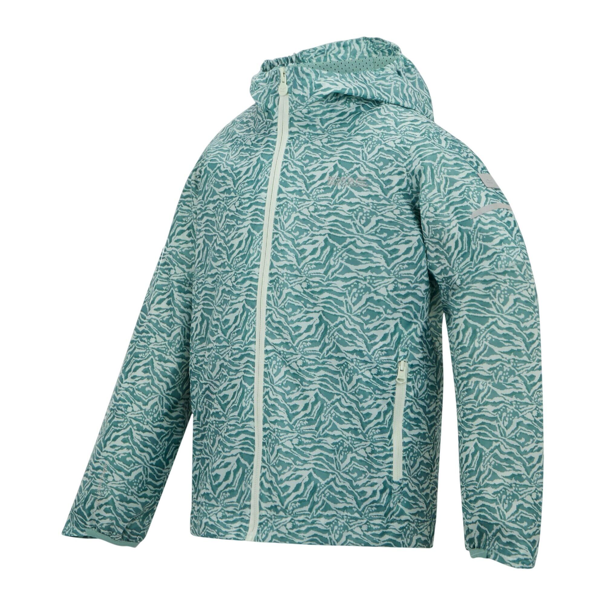 Veste Imperméable Motif/style Imprimé Animal Enfant (Turquoise Pâle) 4/5