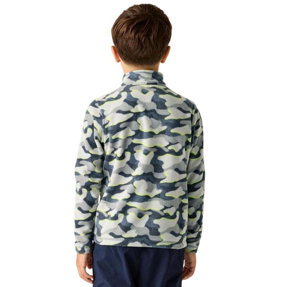 Haut Polaire Motif/style Camouflage HOT SHOT Enfant (Orage Foncé) 2/5