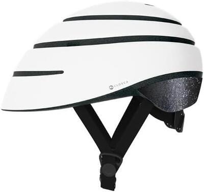 Casco da bicicletta riflettente. Casco pieghevole urbano.