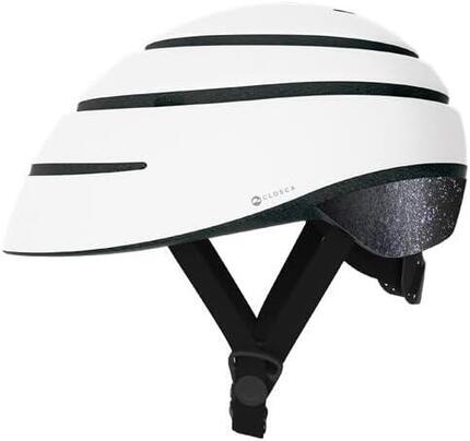 Casque de velo réflechissant. Casque pliable urbain