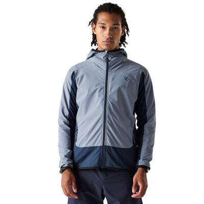 Heren endurance tweekleurige stretch midlayer (kwik/navy)