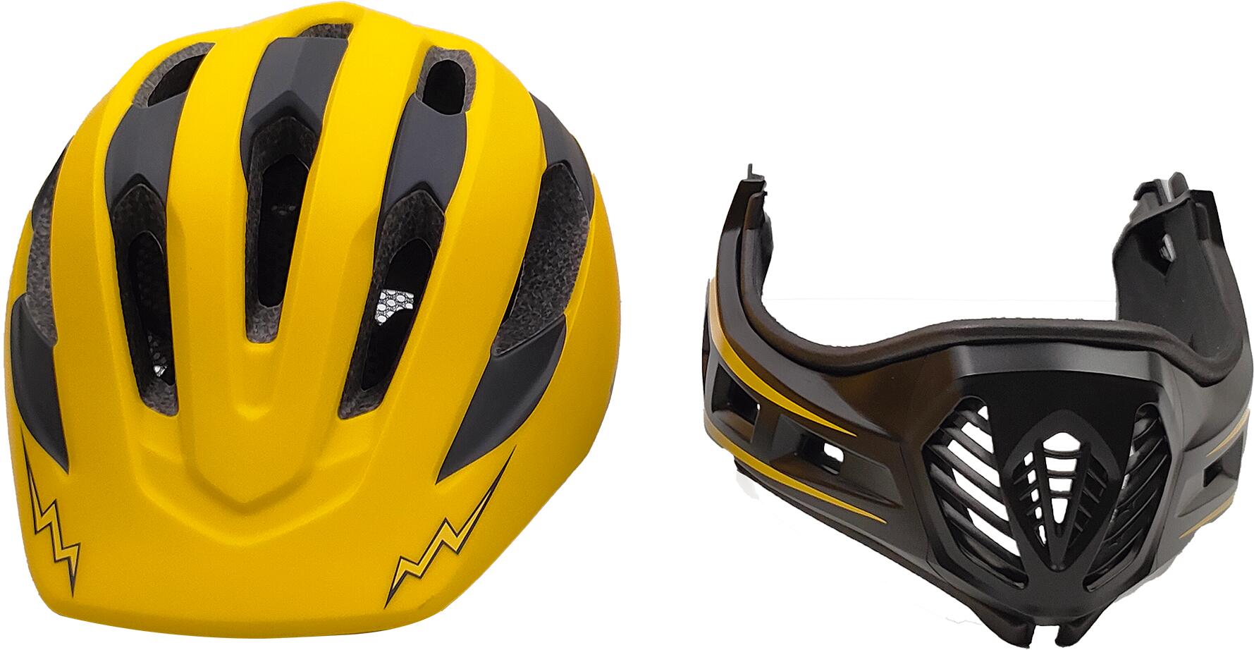 Kask rowerowy dziecięcy Full Face Szczękowy Xrider Bezpieczny 3/7