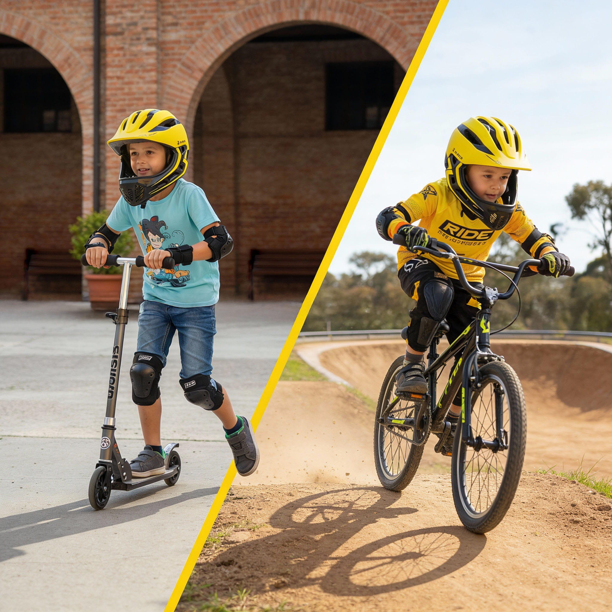 Kask rowerowy dziecięcy Full Face Szczękowy Xrider Bezpieczny 6/7