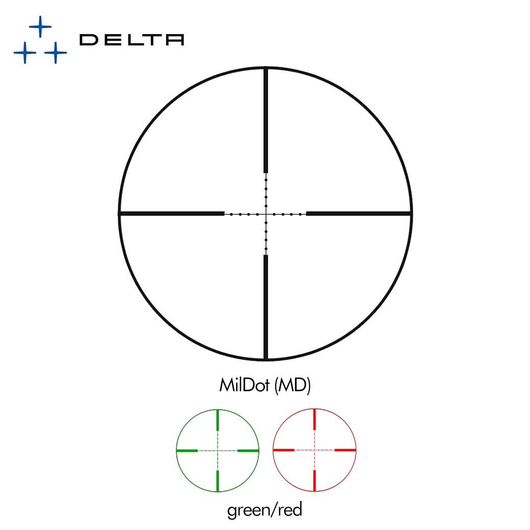 Scope Delta Optical Entry 3-9x40 (1") AO SFP MilDot IR 4/5