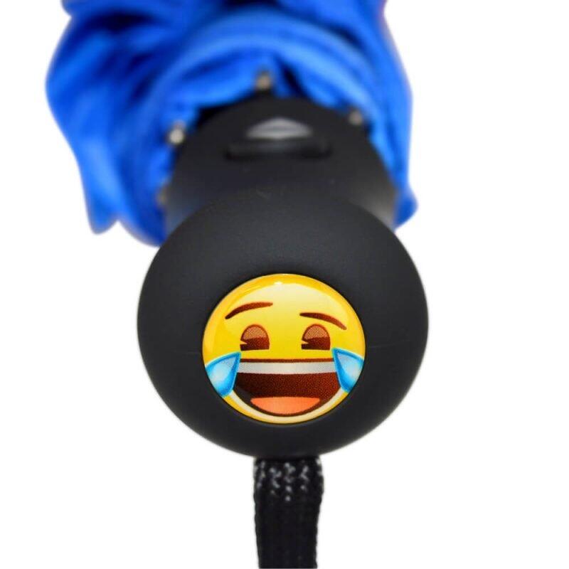 Emoji Crying with Laughter Compact Umbrella 4/5