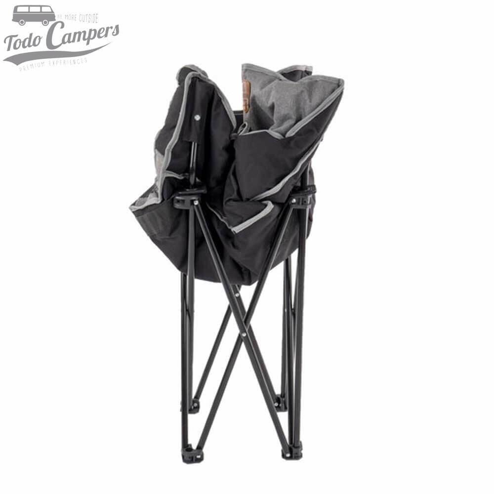 Sillón plegable individual tapizado Holiday Travel Single con reposabrazos 3/6