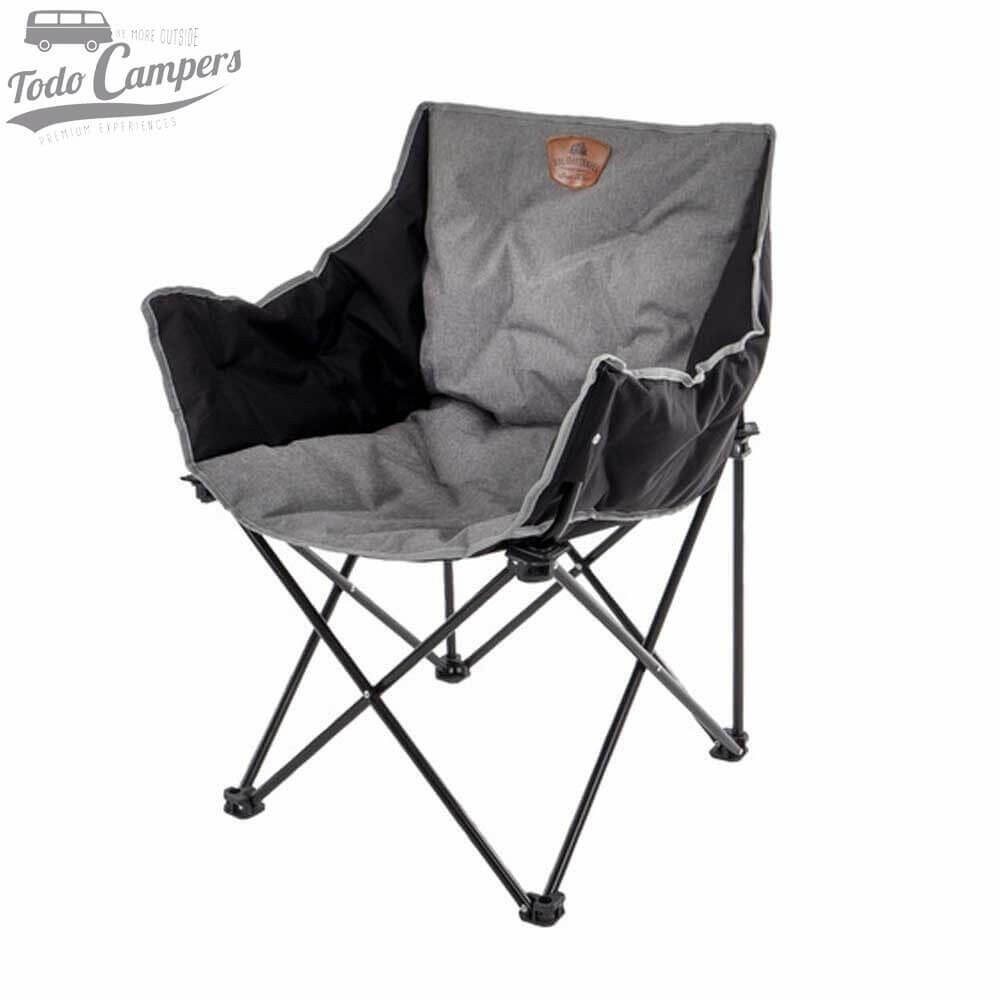 Sillón plegable individual tapizado Holiday Travel Single con reposabrazos 2/6