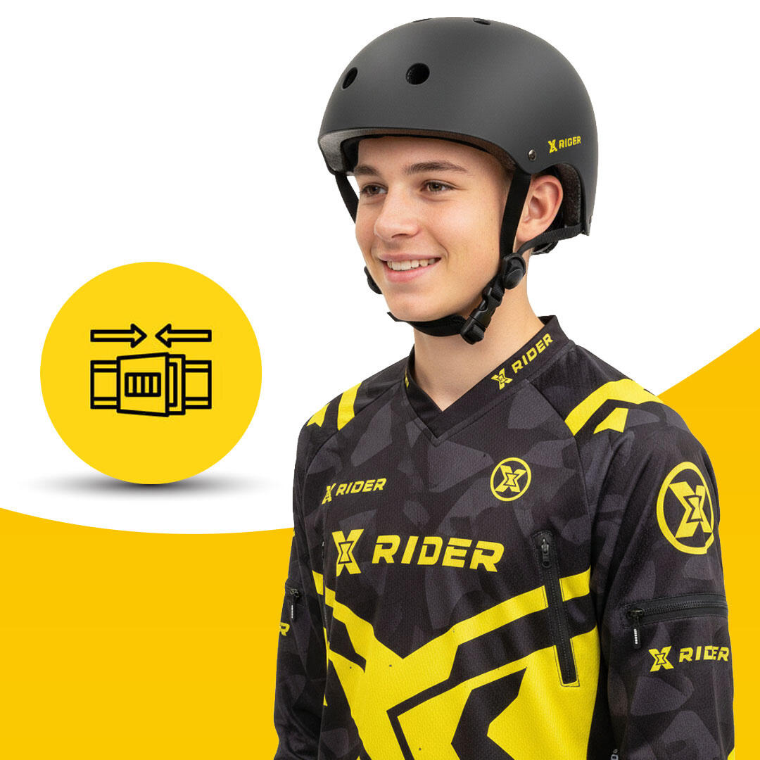 Kask rowerowy Uniwersalny Xrider Bezpieczny Regulowany 4/7