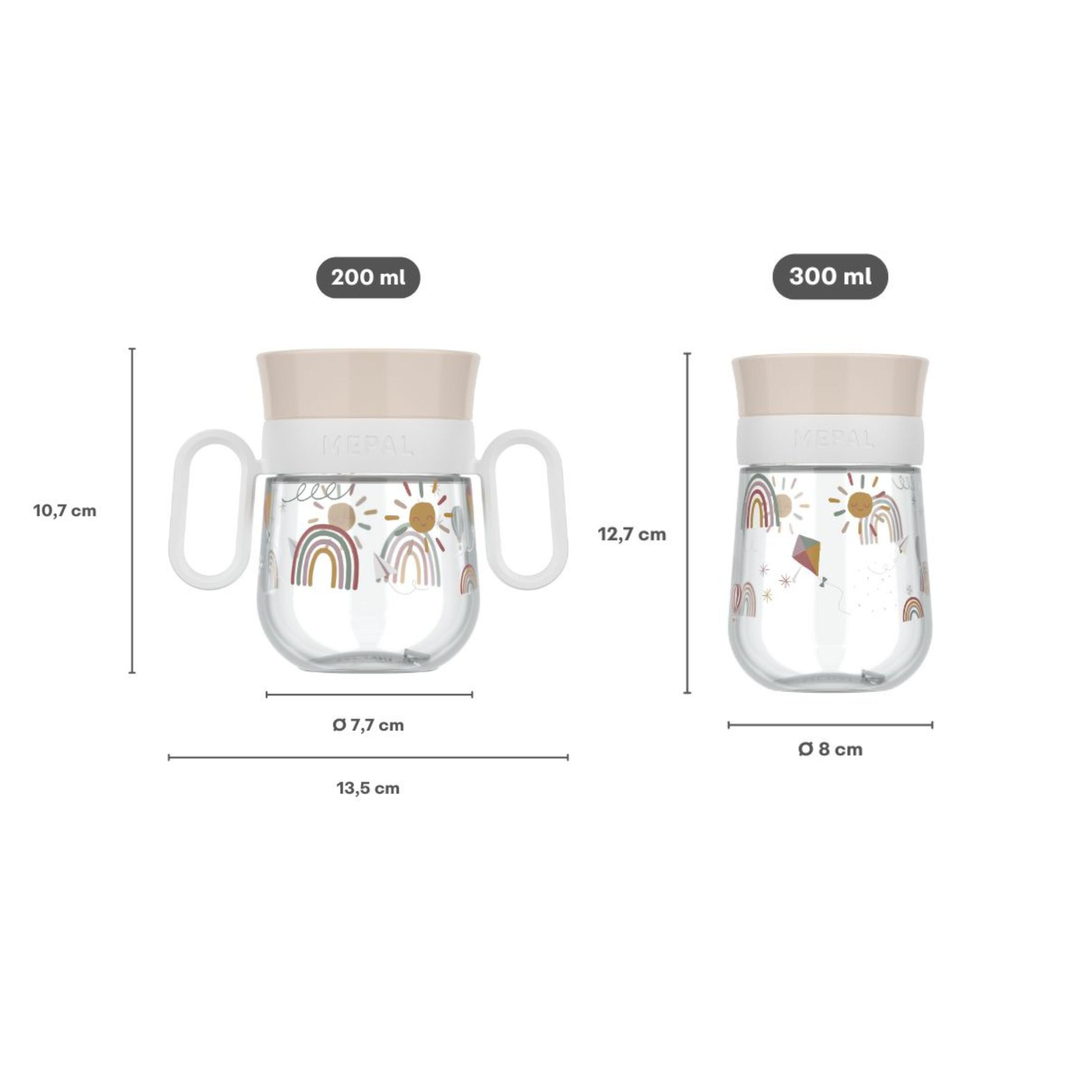 Mepal Mio Trinklernbecher 360° 200 ml & 300 ml - Little Farm 2/5