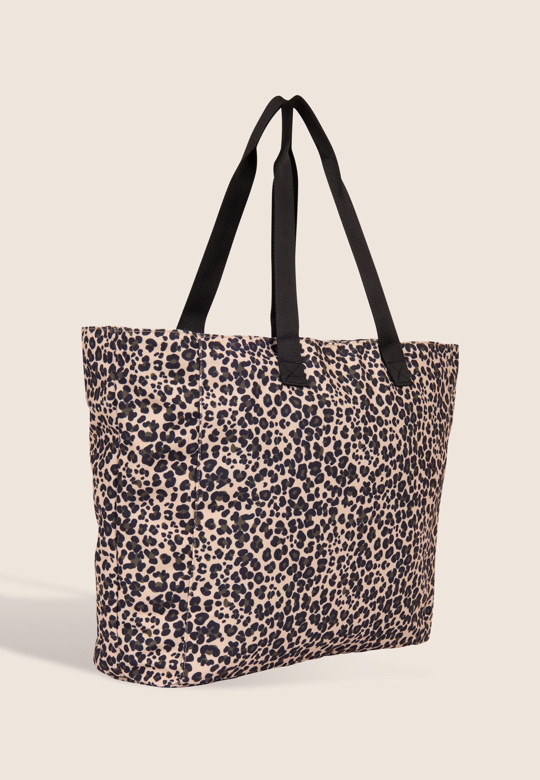 Shopping bag en toile à imprimé animal avec fermeture éclair et logo FREDDY 3/5
