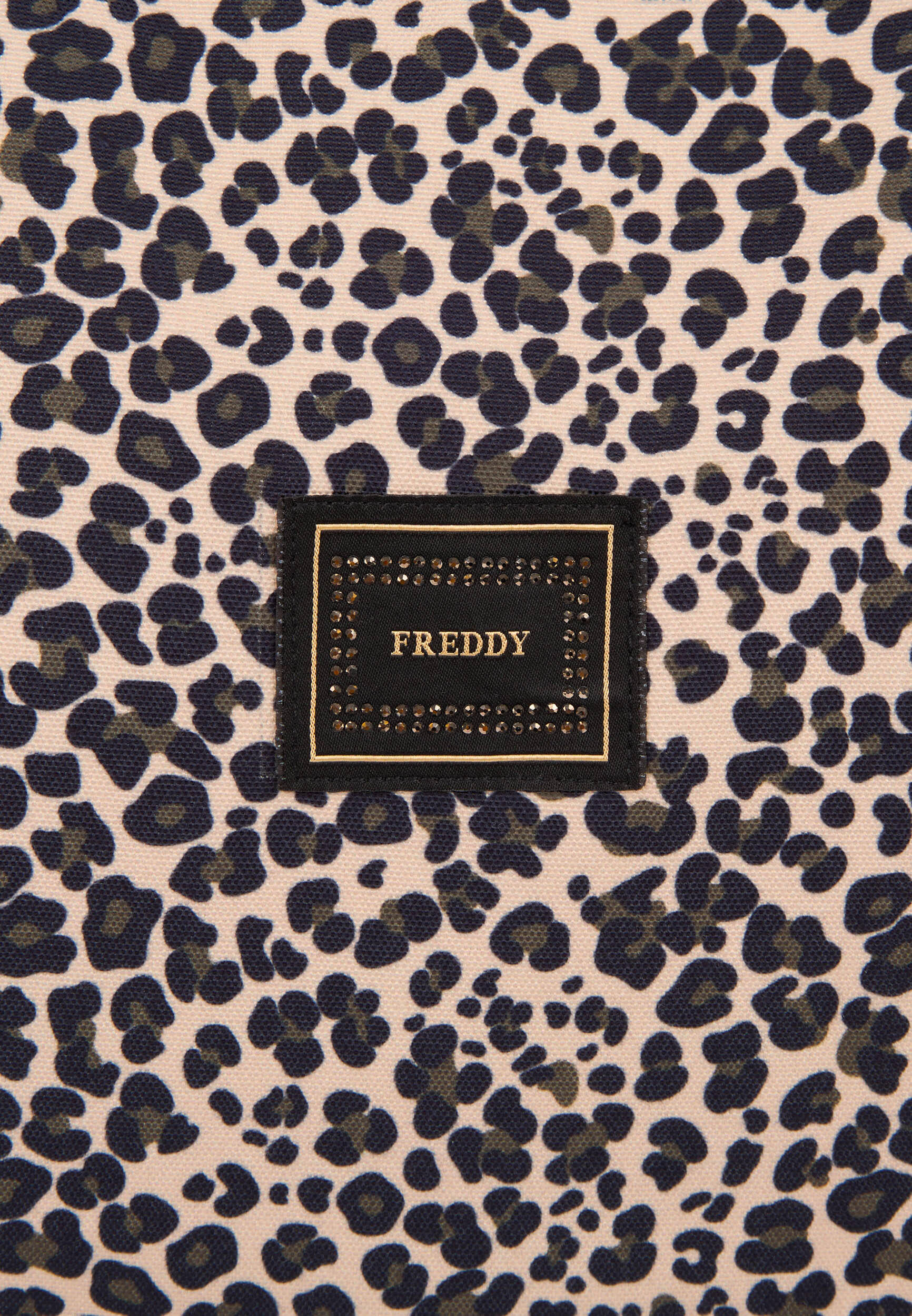 Shopping bag en toile à imprimé animal avec fermeture éclair et logo FREDDY 5/5