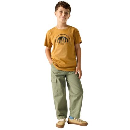 Bosley" TShirt für Kinder Holzbraun