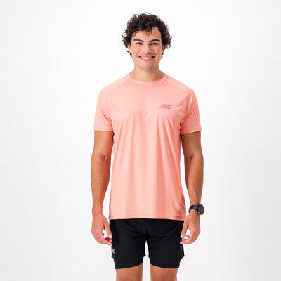 T-shirt eco-gerecycled en ademend heren running-trail aero