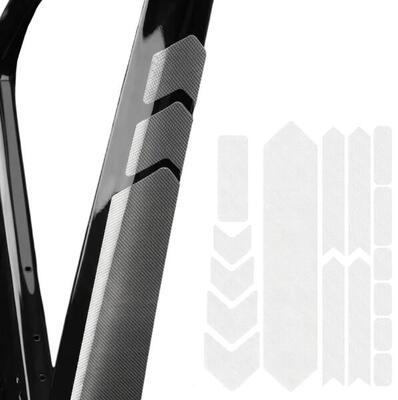 Set 21 fiets frame beschermfolies krasbestendig 3d road gravel mtb