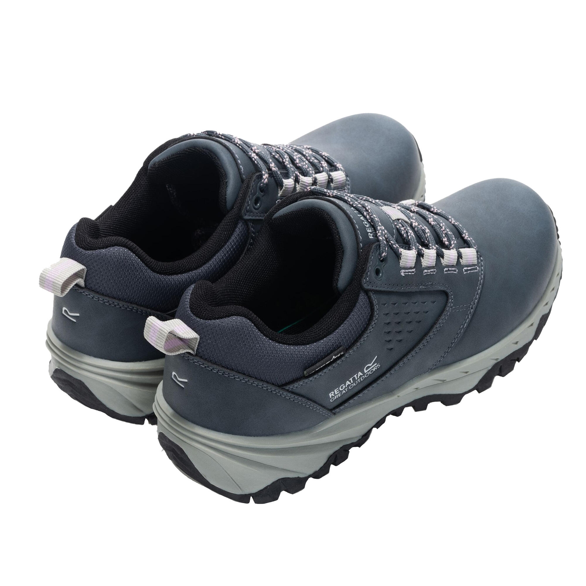 Chaussures De Marche AMBLE Femme (Gris Foncé / Lilas Clair) 2/5
