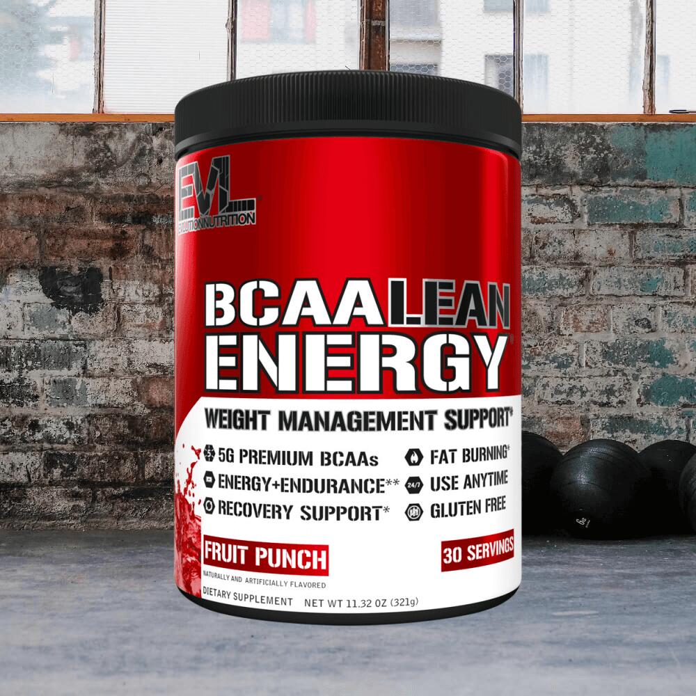 EVL Nutrition BCAA Lean Energy (30 serv) Fruit Punch - Acides aminés - BCAA 2/3