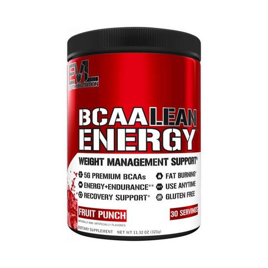 EVL Nutrition BCAA Lean Energy (30 serv) Fruit Punch - Acides aminés - BCAA