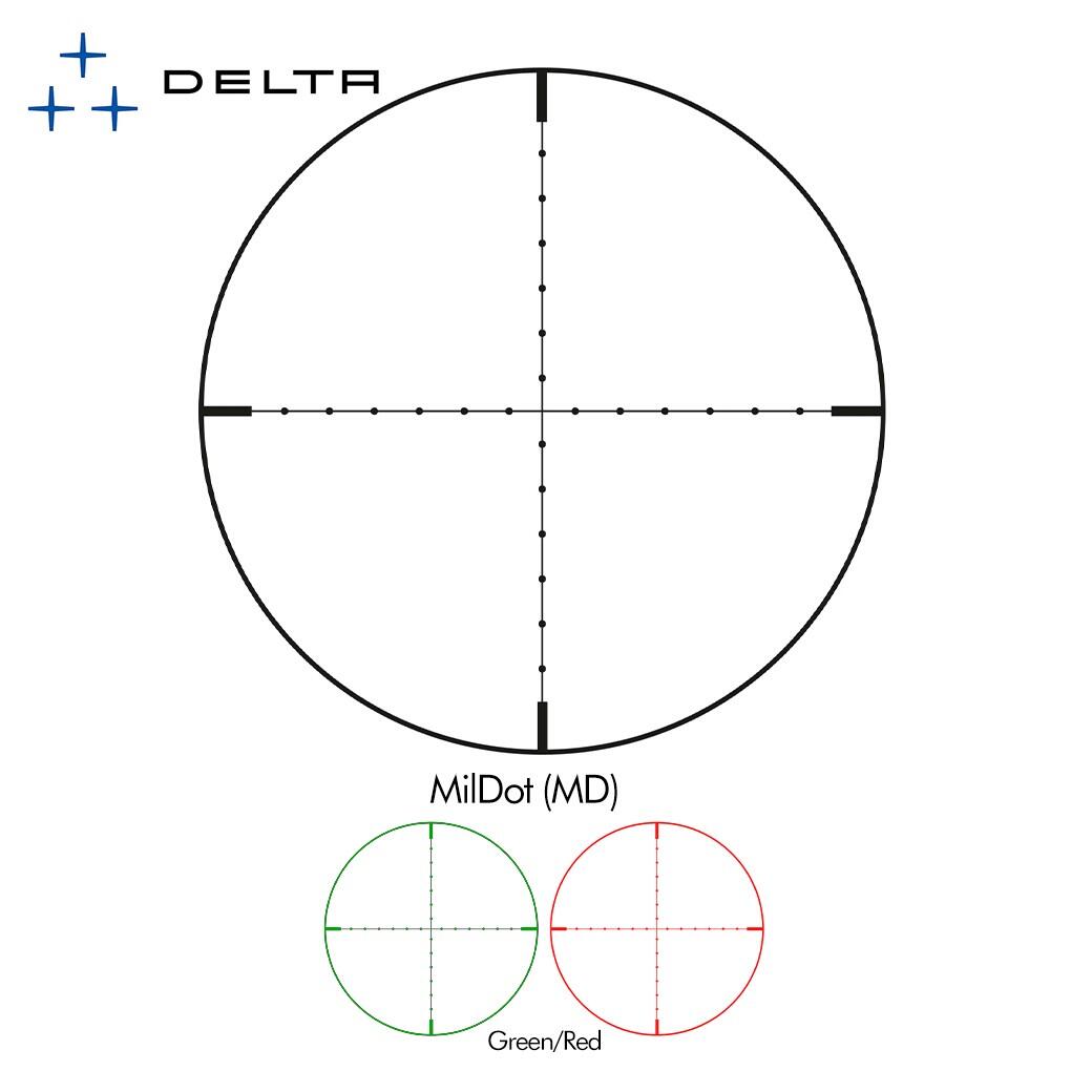Scope Delta Optical Entry 4x32 (1") SFP MilDot IR 4/5