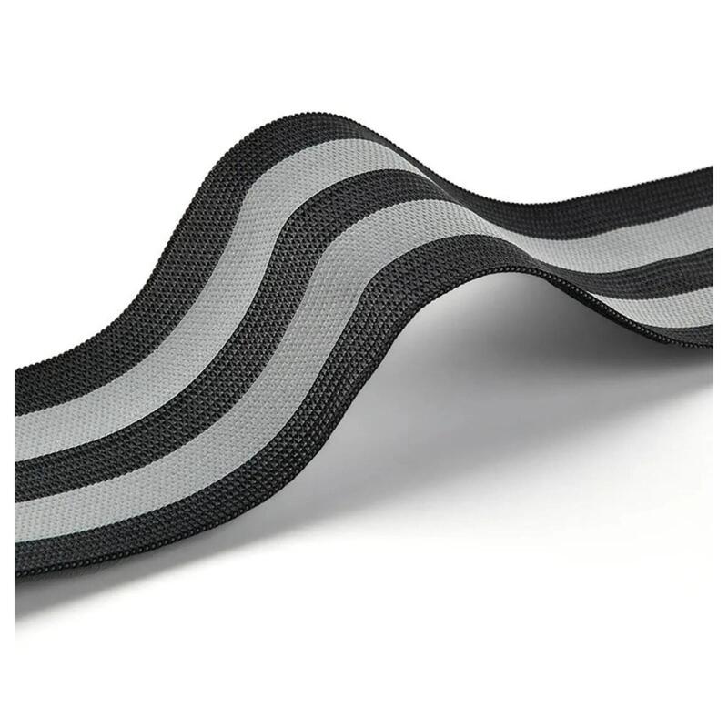 set 2 benzi reflectorizante negre elastice vizibilitate ridicată