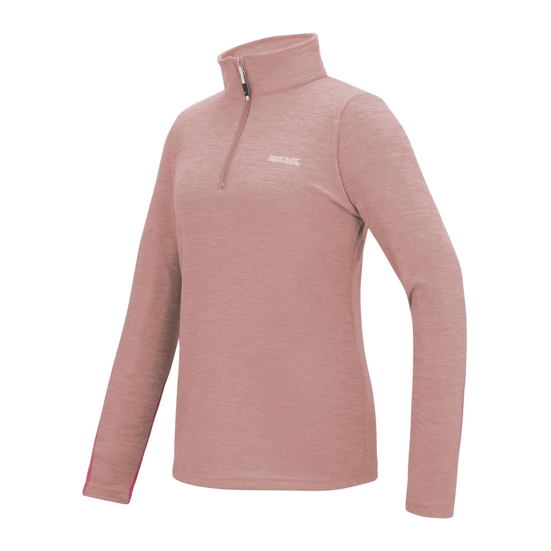 Fleece mit halbem Reißverschluss, Damen Regatta Sweethart Marl 3/3
