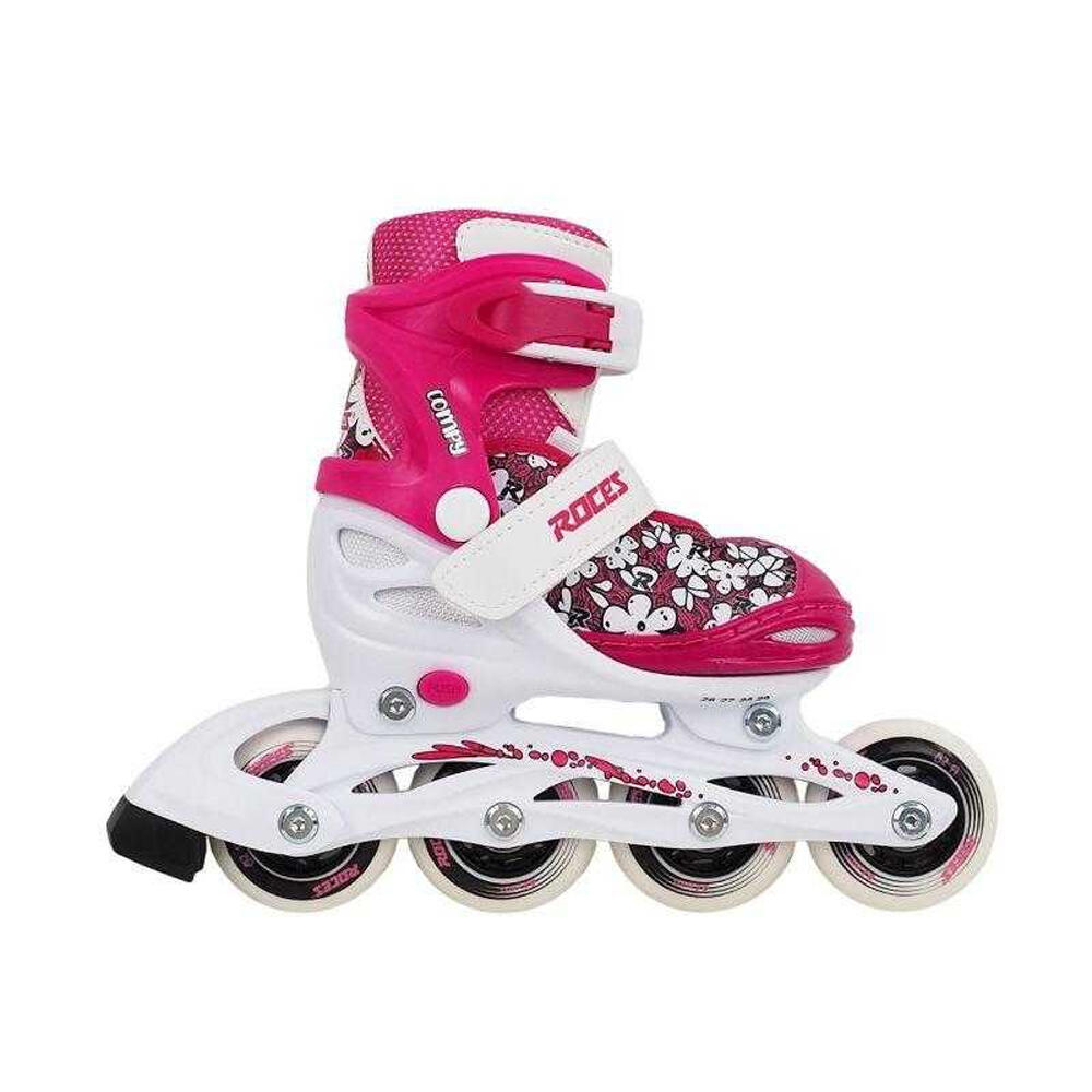 Patines en Línea Compy X Niñas Blanco, Rosa 3/5