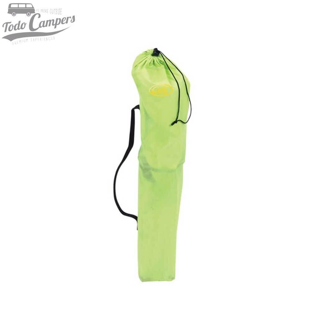 Silla plegable infantil con reposabrazos Camp4 Pollino con forma de rana verde 3/3