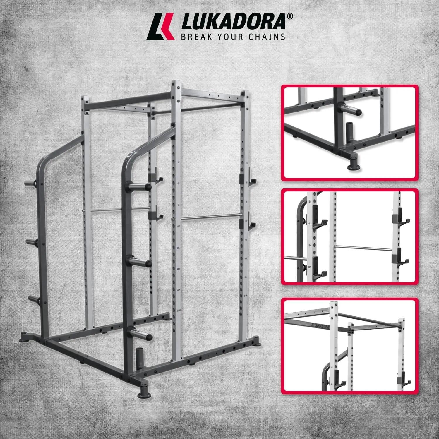 Power Rack Multifunctional, Lukadora 5/5