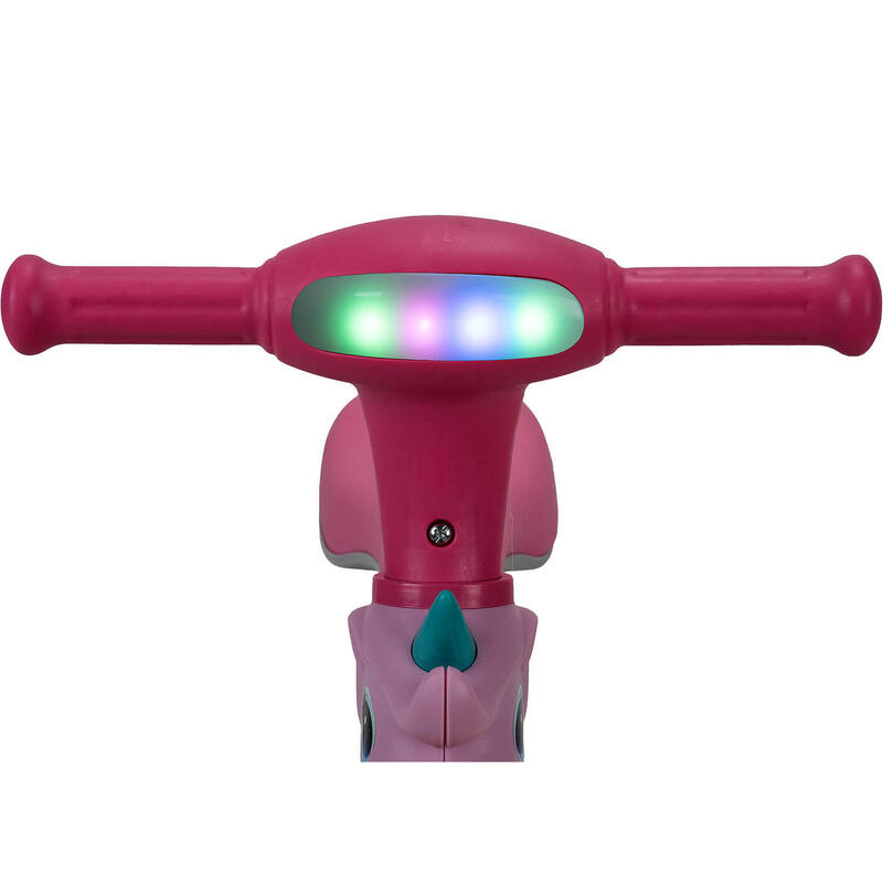 Bicicleta 2 in 1 , cu roti ajutatoare si pedale detasabile, roz