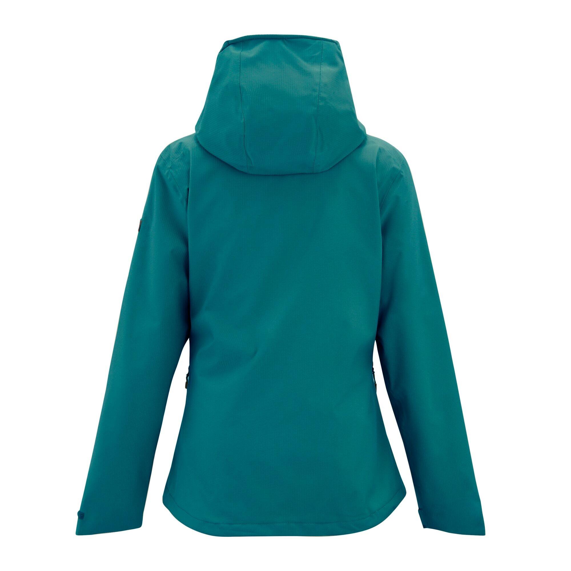 Casaco impermeável Oklarna para senhora/senhora (Mediterrâneo) 2/5