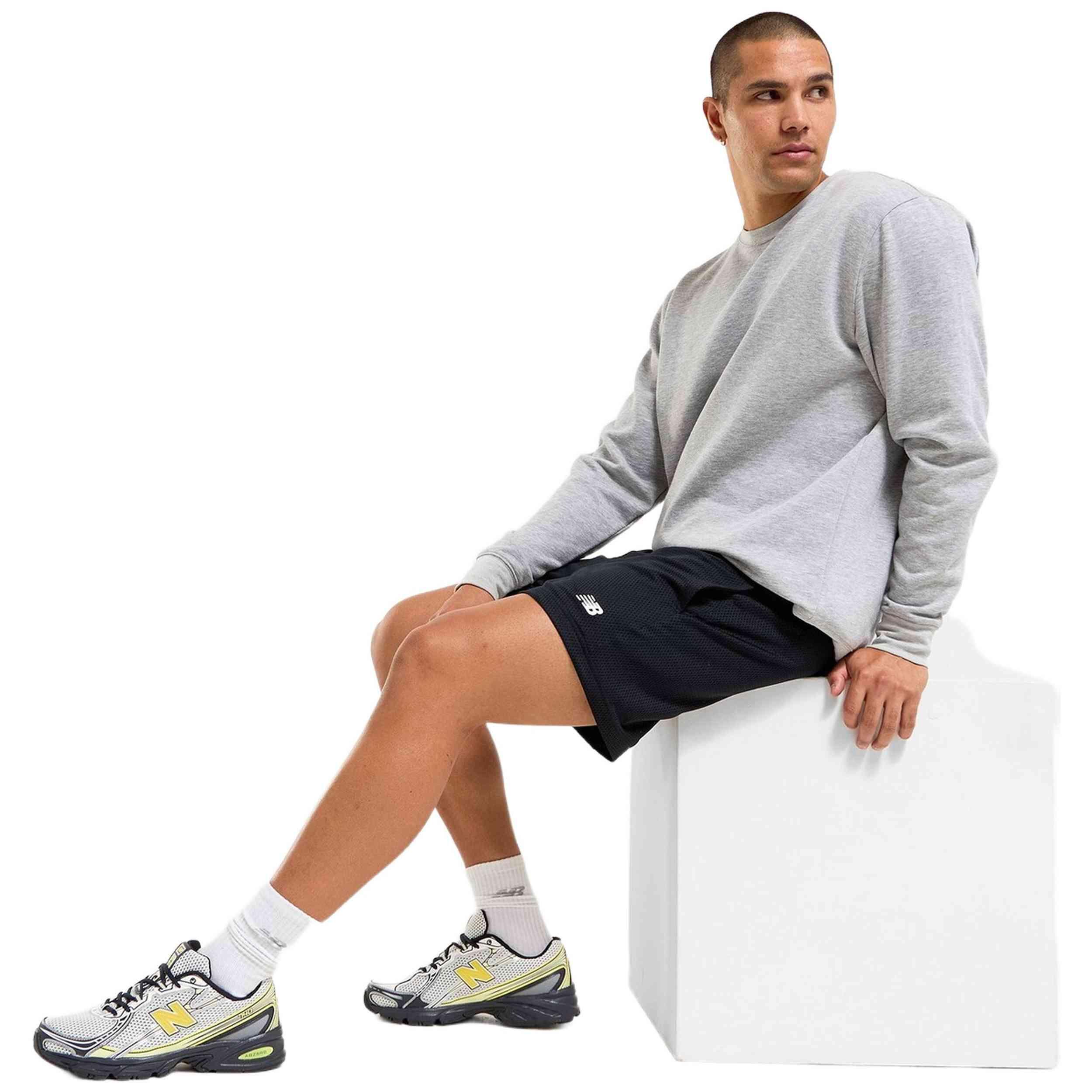 Pantaloncini New balance modello MS41514_BK per uomini 2/3