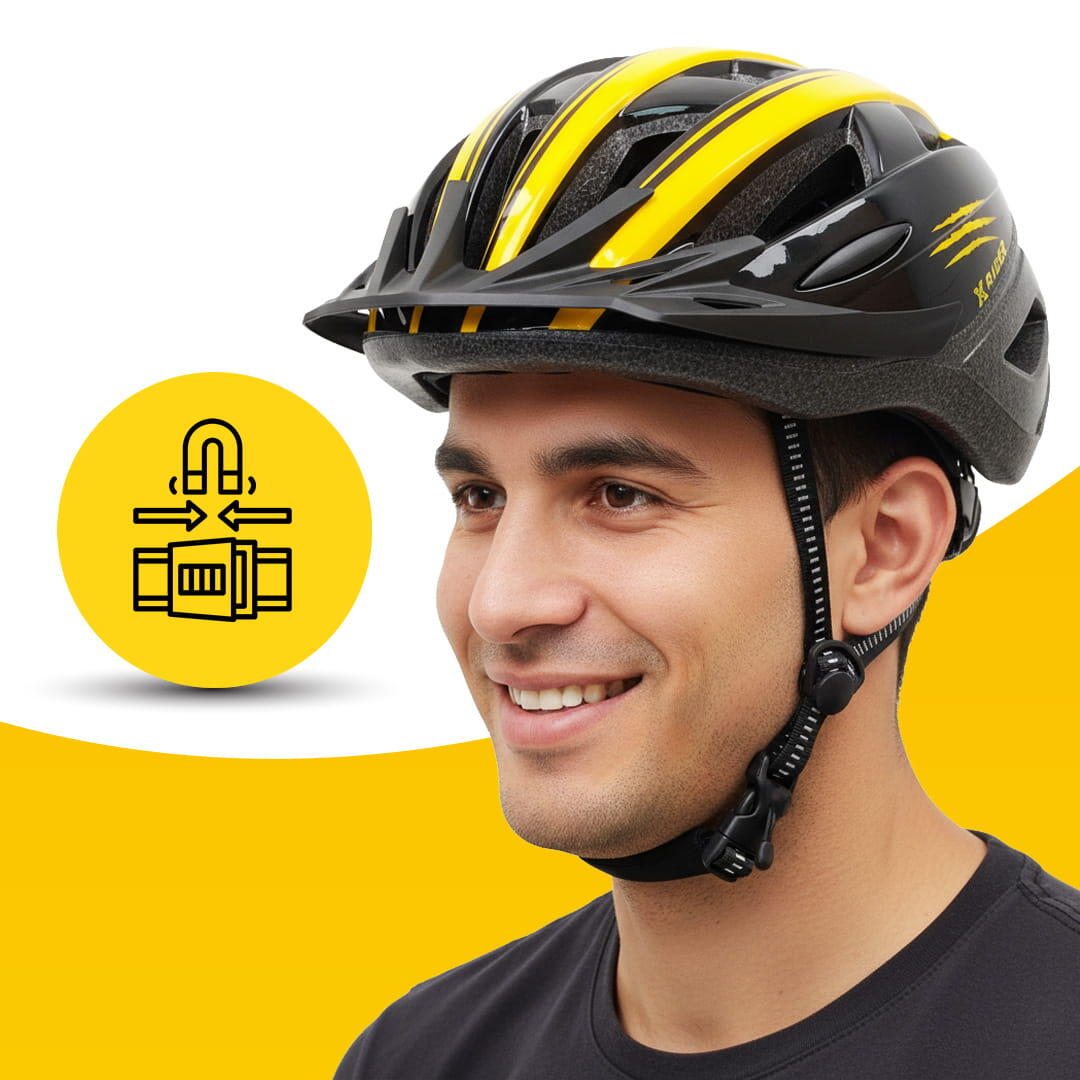 Kask rowerowy szosowy Xrider Bezpieczny Regulowany 2/7