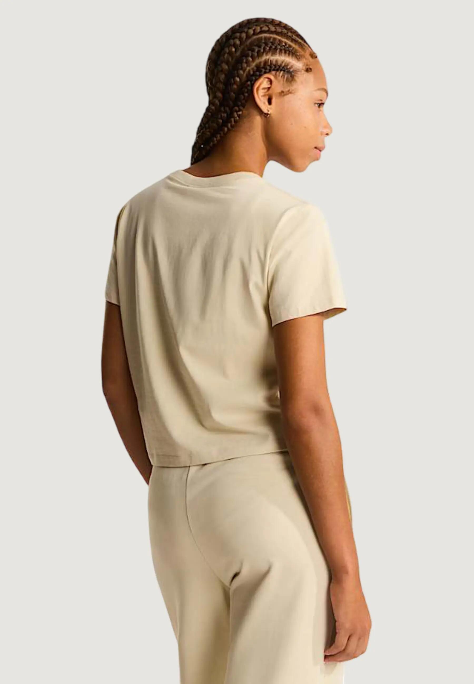 Crop top T-shirt W ESSENTIAL REGULAR SHORT SLEEVE CUTIE T DAMES Beige 3/5