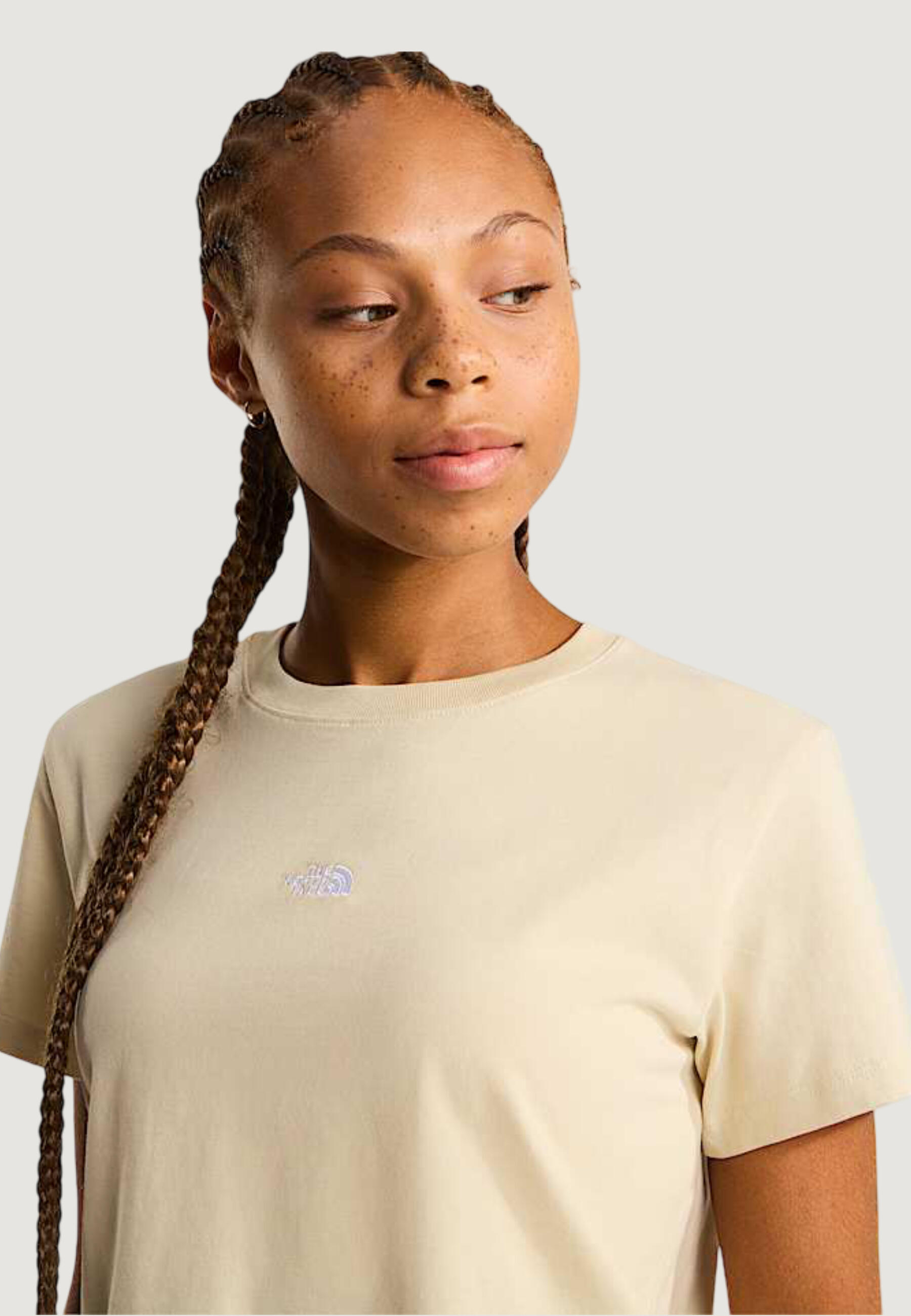Crop top T-shirt W ESSENTIAL REGULAR SHORT SLEEVE CUTIE T DAMES Beige 4/5