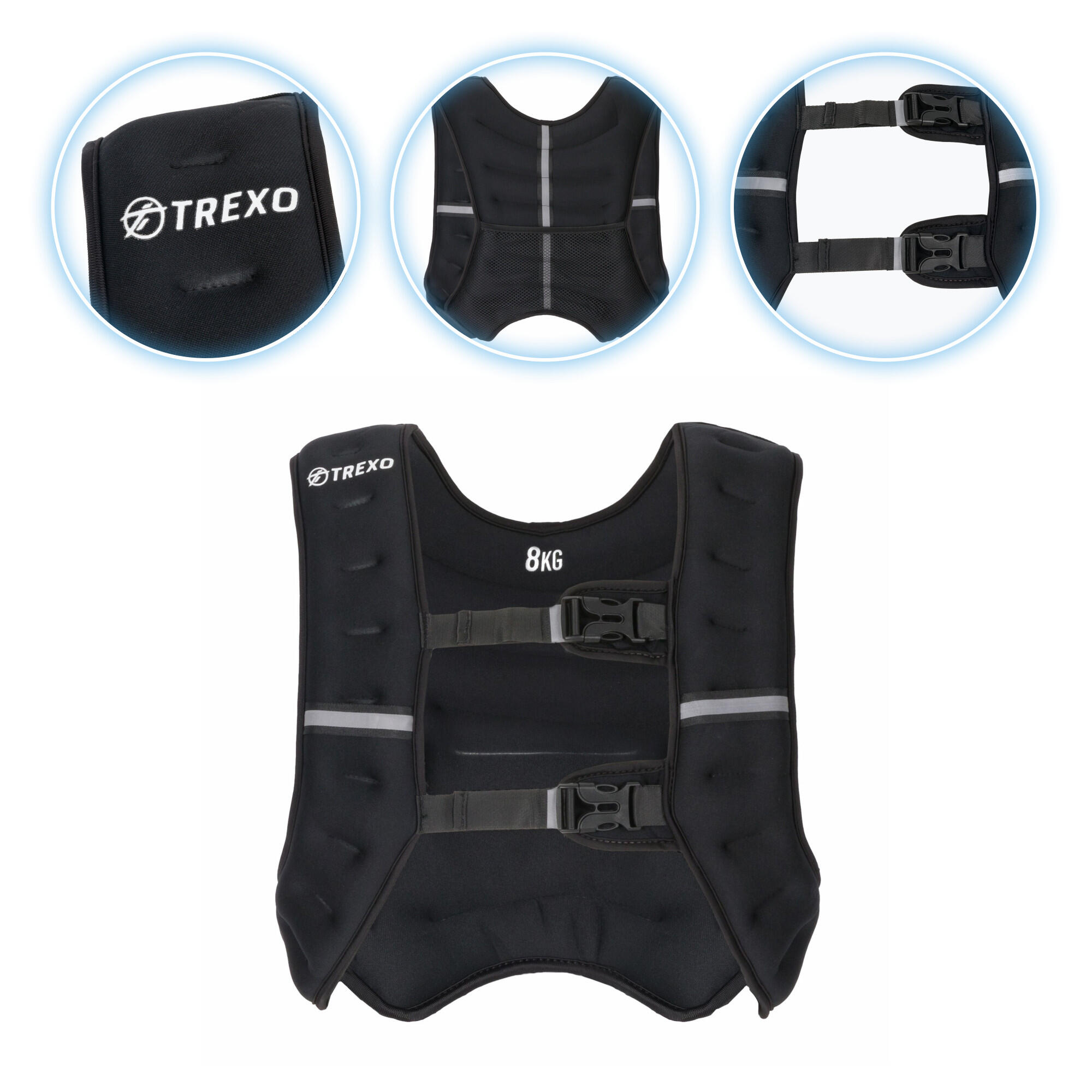 XTREXO Zatížená tréninková vesta TREXO