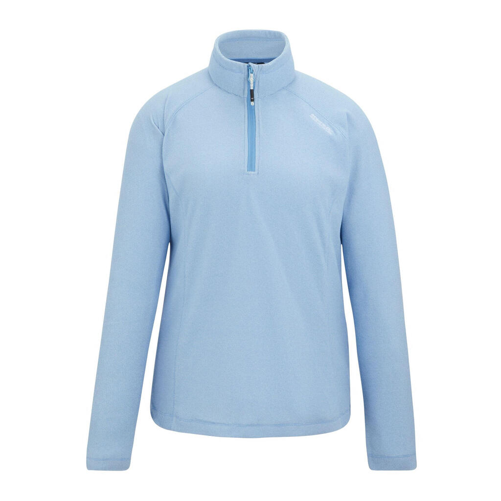 Great Outdoors Womens/Ladies Montes Half Zip Fleece Top (Washed Denim)