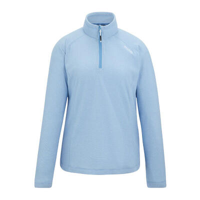 Geweldige outdoor dames montes half zip fleece top (grijs)