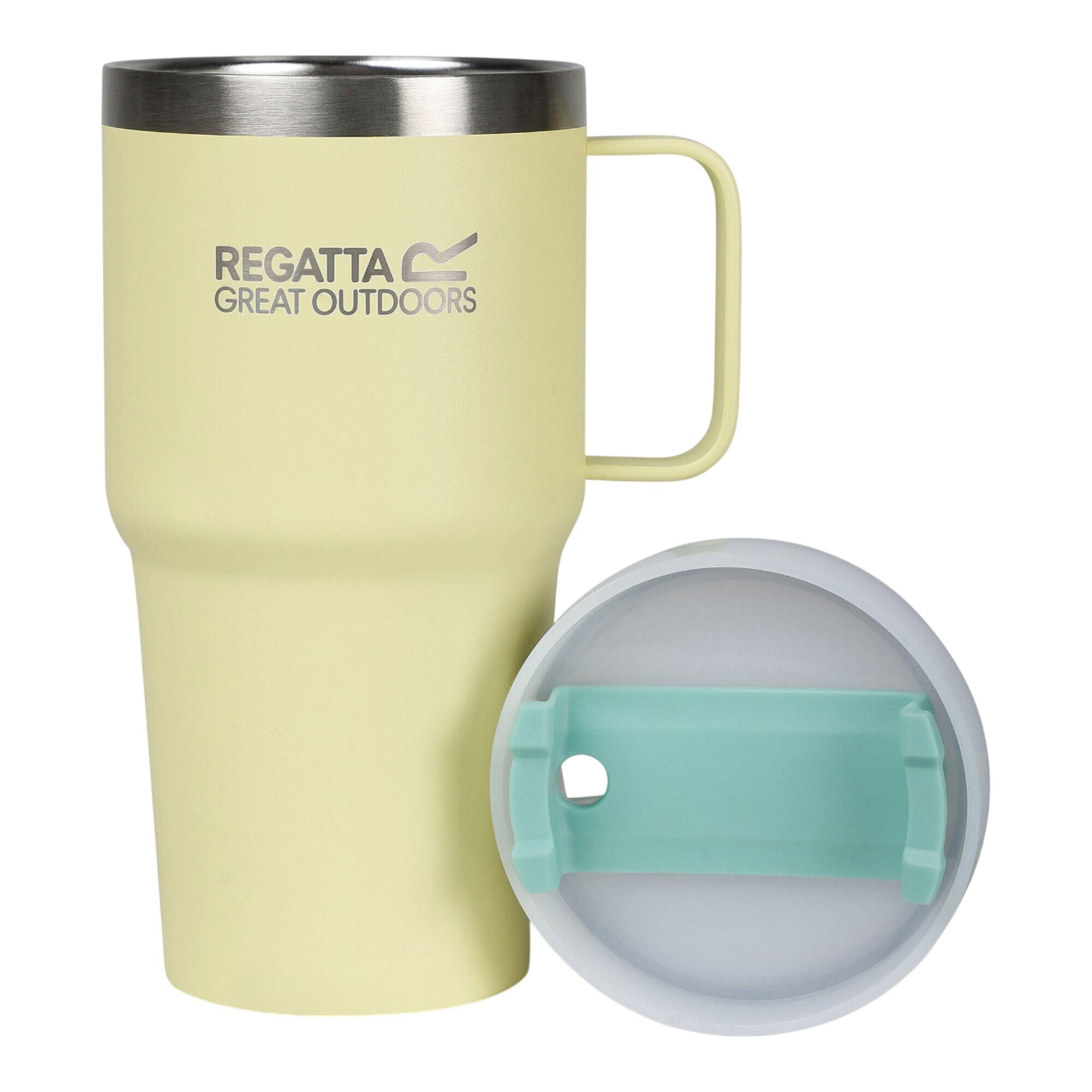 Reisebecher "Thermulate", Isoliert, 600ml Damen und Herren Kanarien-Gelb 2/5