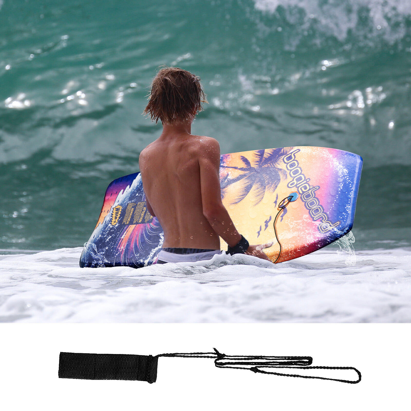 Confezione da 2 bodyboard da 93,98 cm con laccetto da polso 4/7