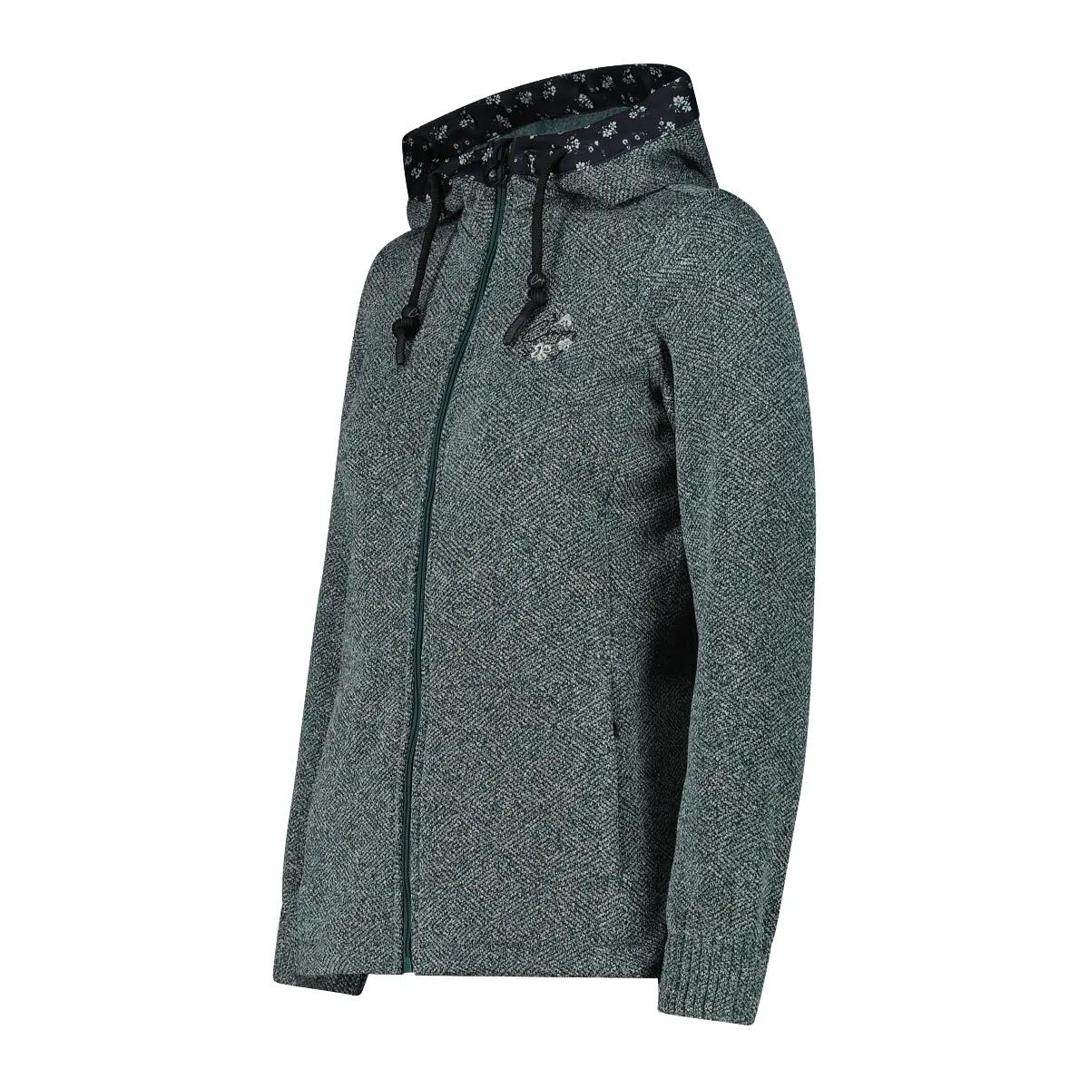Veste à capuche technique tricotée femme CMP 3/3