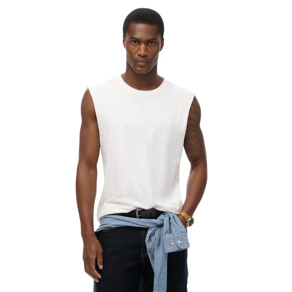 Débardeur à logo en coton biologique Superdry Essential 2/7