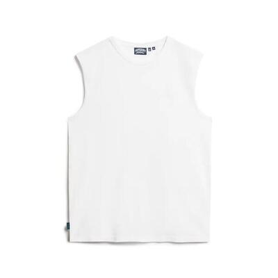 Biokatoenen tanktop met logo superdry essential