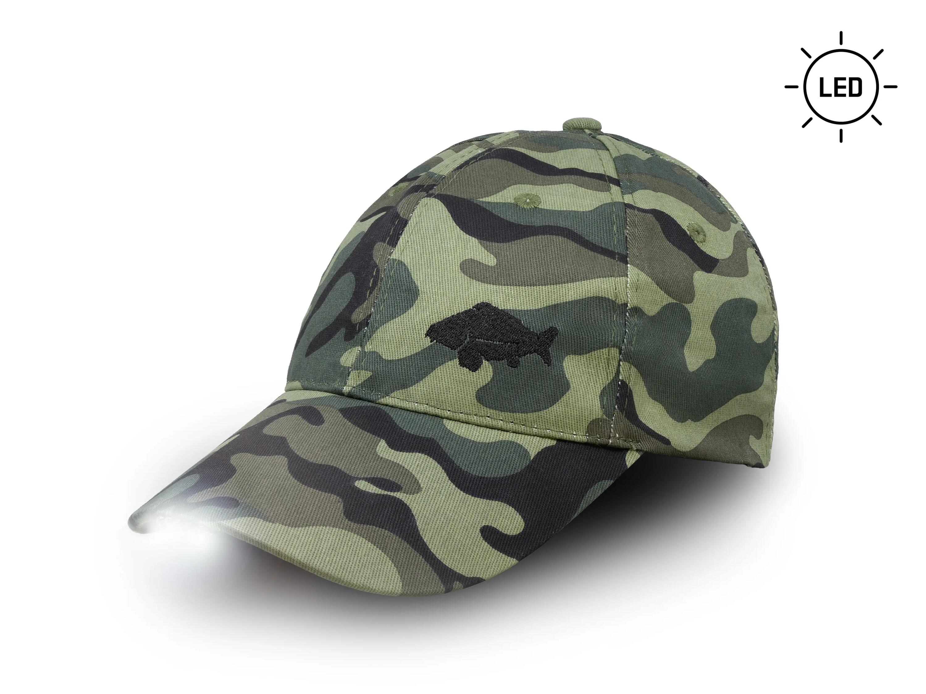 Casquette LED OutLINE Camo - Casquette avec 5 LED - Coton 2/7