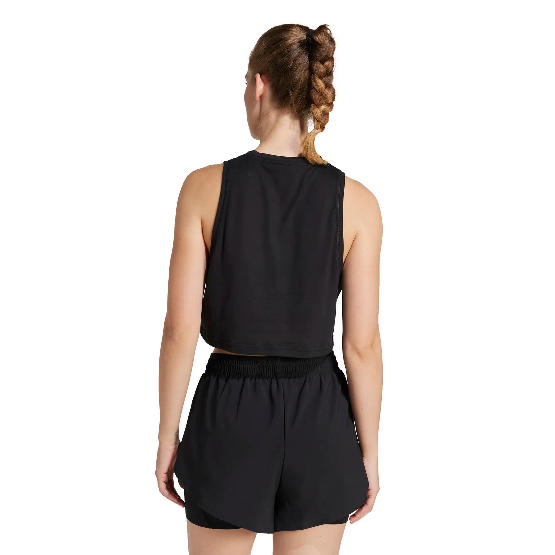 Damen-Top adidas Workout Essentials Boxy 3/6