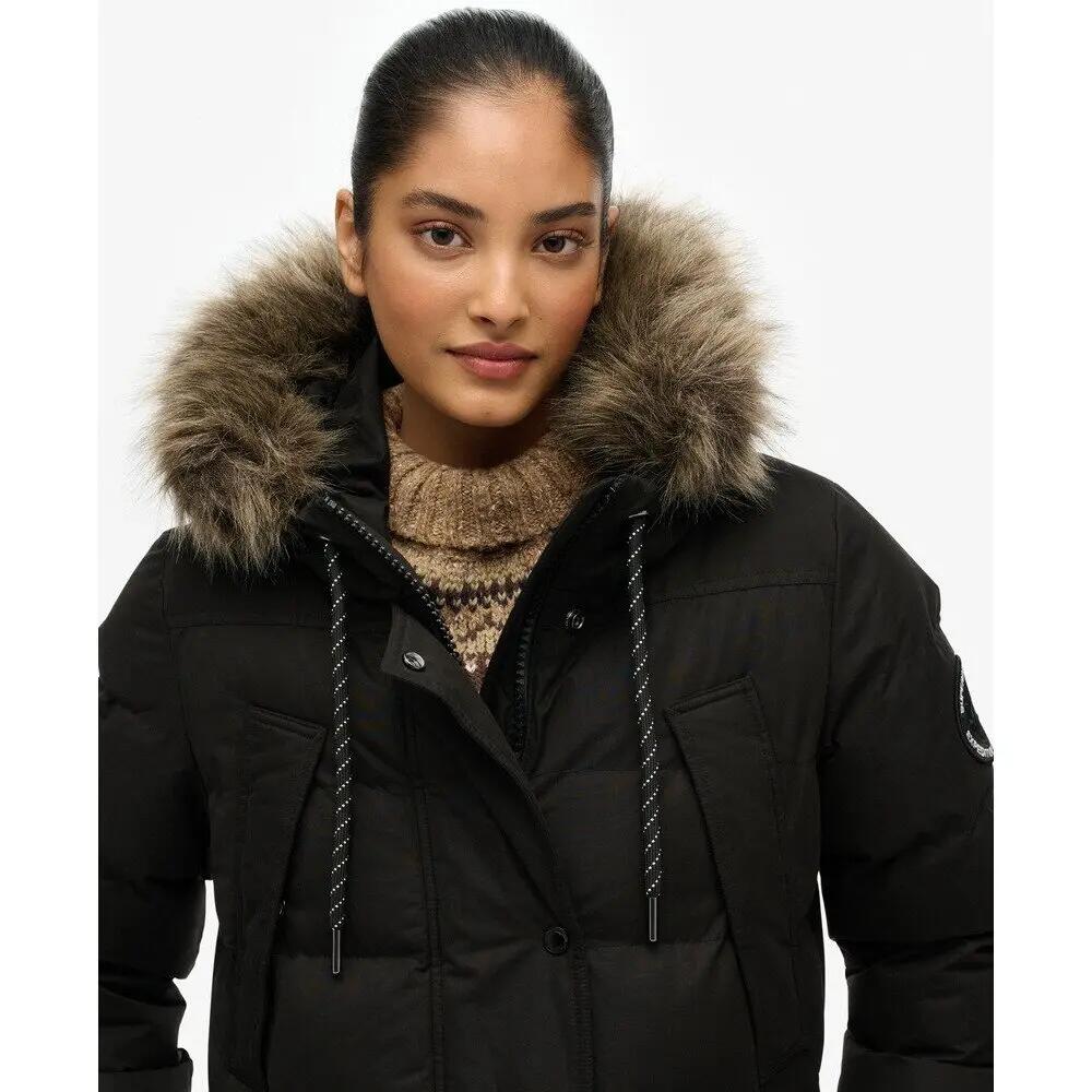 Plumífero de longitud media de mujer Superdry Everest 7/7