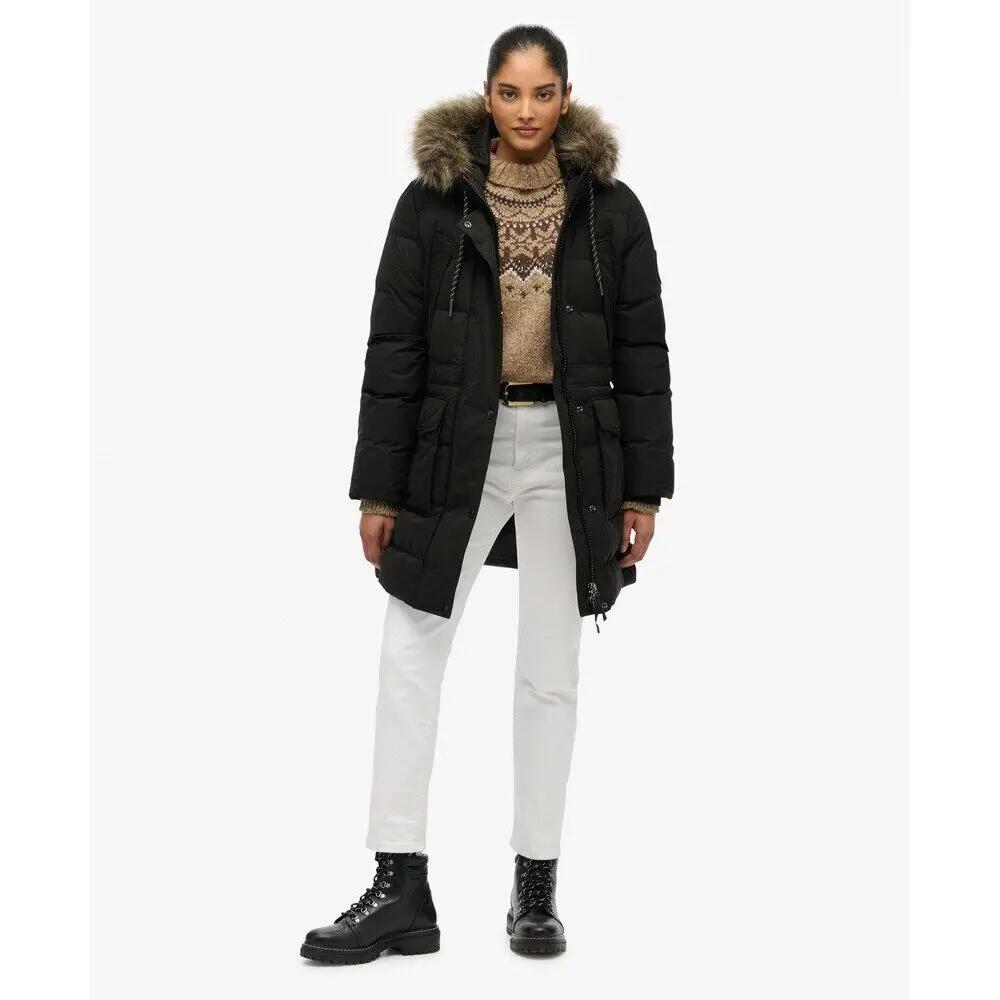 Plumífero de longitud media de mujer Superdry Everest 4/7