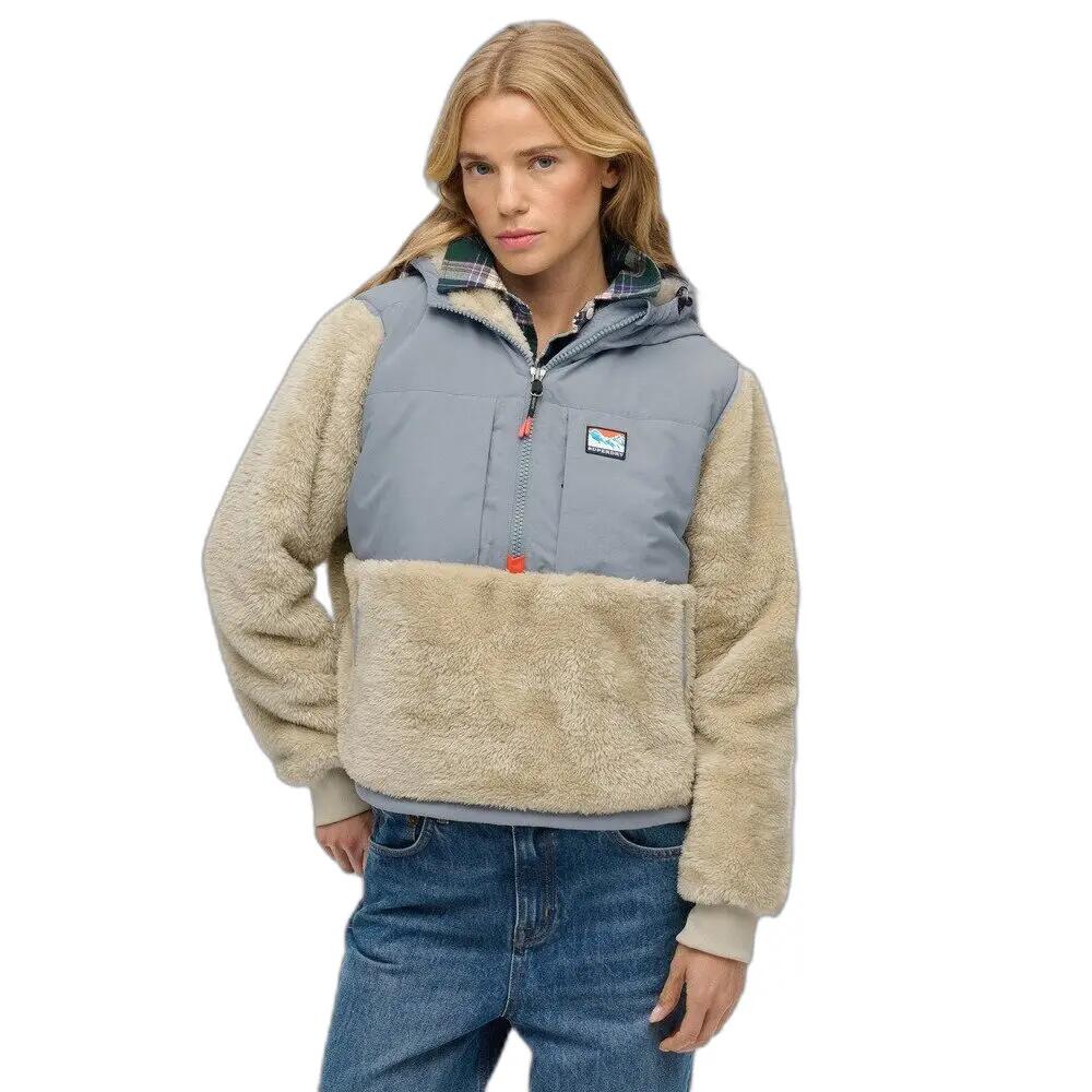 Kurtka hybrydowa zapinana na zamek damska Superdry 4/6
