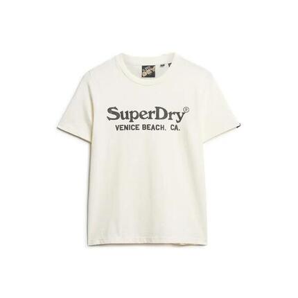 Camiseta metálica casual mujer Superdry Venue