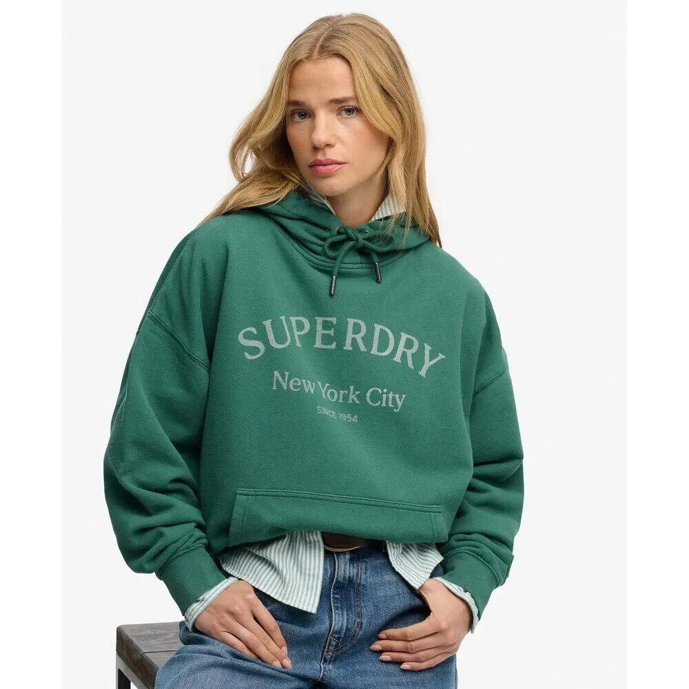 Felpa con cappuccio da donna Superdry Luxe Casual 5/7