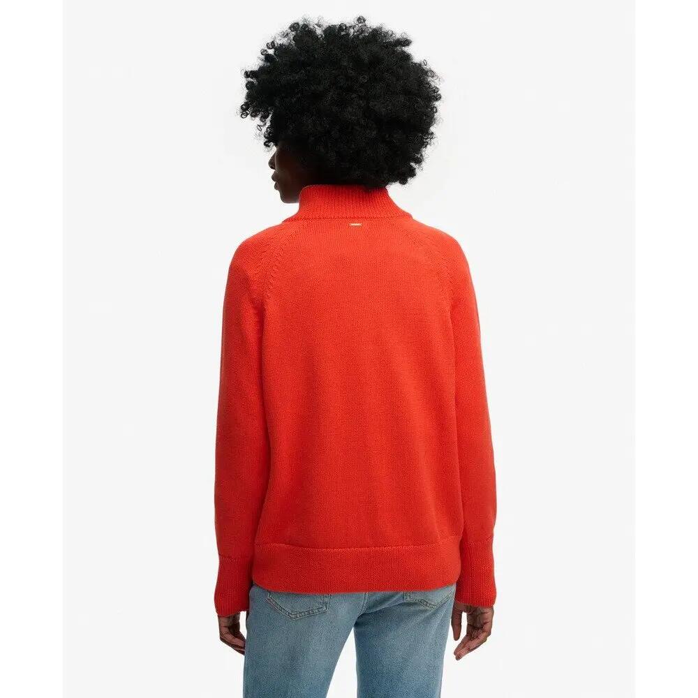 Pull de media cremallera en algodón para mujer Superdry Classique 3/6